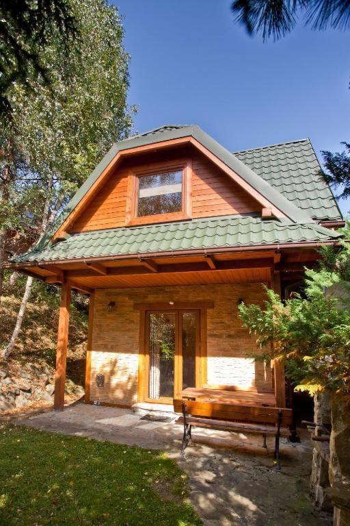 Domek W Krynicy Z Sauna Krynica Zdroj Bagian luar foto